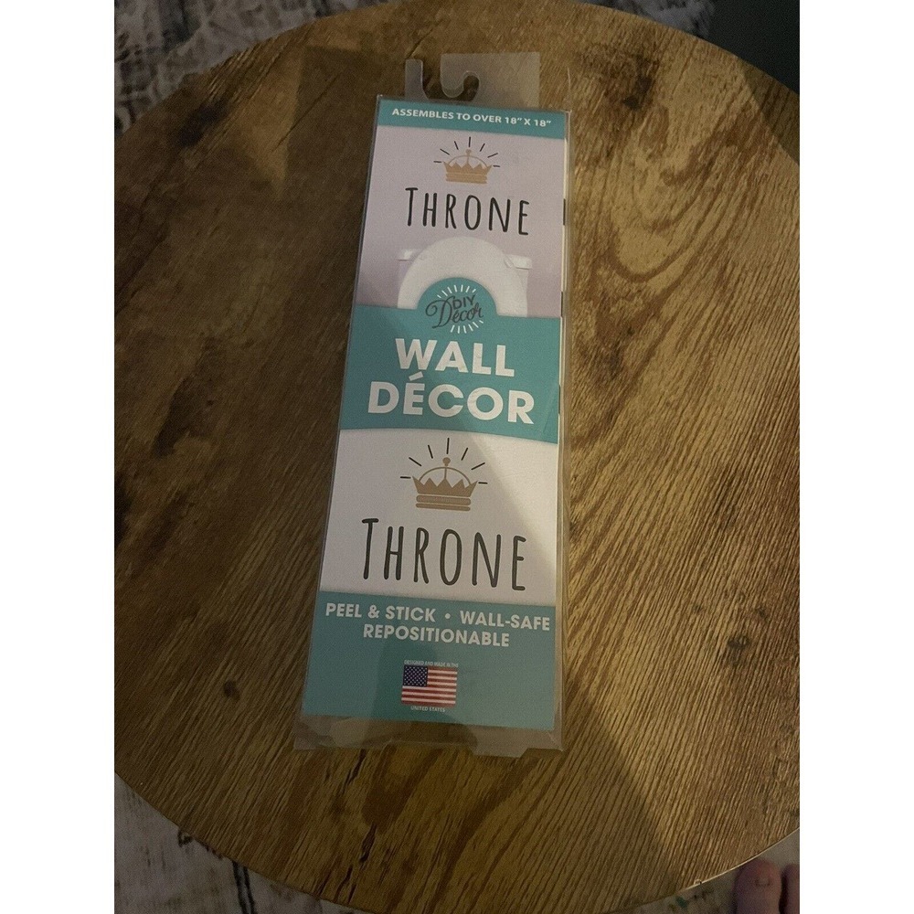 Throne Crown Peel And Stick Wall Decal Wall safe And Reusable